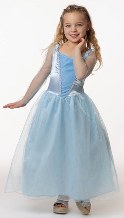 Déguisement princesse Adèle robe bleue