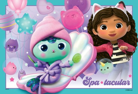 Puzzles 2 x 12 pièces Gabby Soirée pyjama Ravensburger