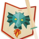 Set du chevalier dragon en bois Janod
