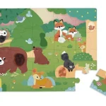 Puzzle tactile Forêt Janod, 20 pièces