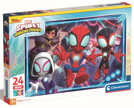 Puzzle Maxi 24 pièces Spidey et ses amis Clementoni