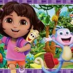 Puzzles 2 x 12 pièces Dora Ravensburger