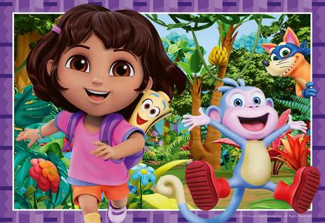 Puzzles 2 x 12 pièces Dora Ravensburger