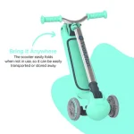 Trottinette 3 roues Yvolution Y Glider Air (Vert)