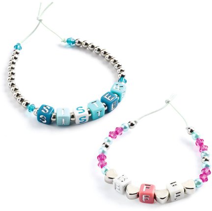 Coffret perles alphabet Djeco 1000 perles