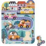 Puzzle Dans la ville Janod, 6 pièces