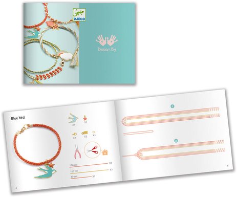 Coffret bracelet kumihimo Djeco Céleste