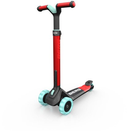 Trottinette pliable Berg Nexo roues LED (Rouge)