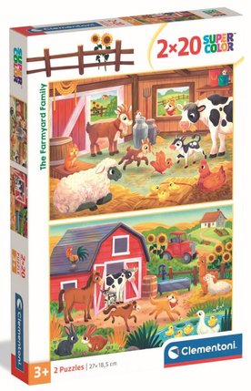 Puzzle 2 x 20 pièces Noli Clementoni