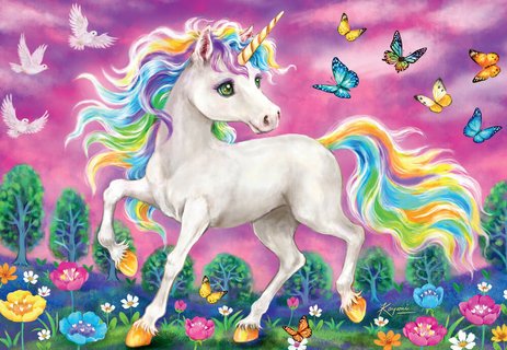 Puzzles 2 x 24 pièces Licorne et Pégase Ravensburger