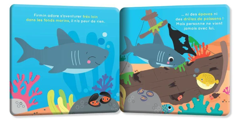 Firmin le Requin Coffret Livre et Jouet Auzou