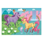 Puzzle Super Color 2 x 20 pièces Licornes Clementoni