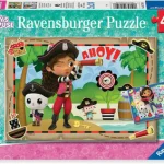 Puzzles 2 x 24 pièces Gabby La Fête des pirates Ravensburger