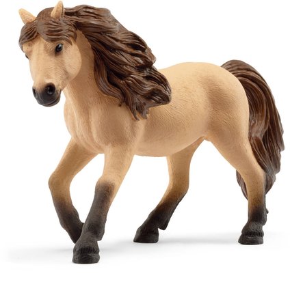 Coffret figurine poney islandais et son box Schleich