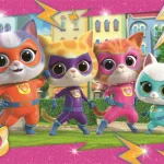 Puzzle 2 x 20 pièces Super Kitties Clementoni