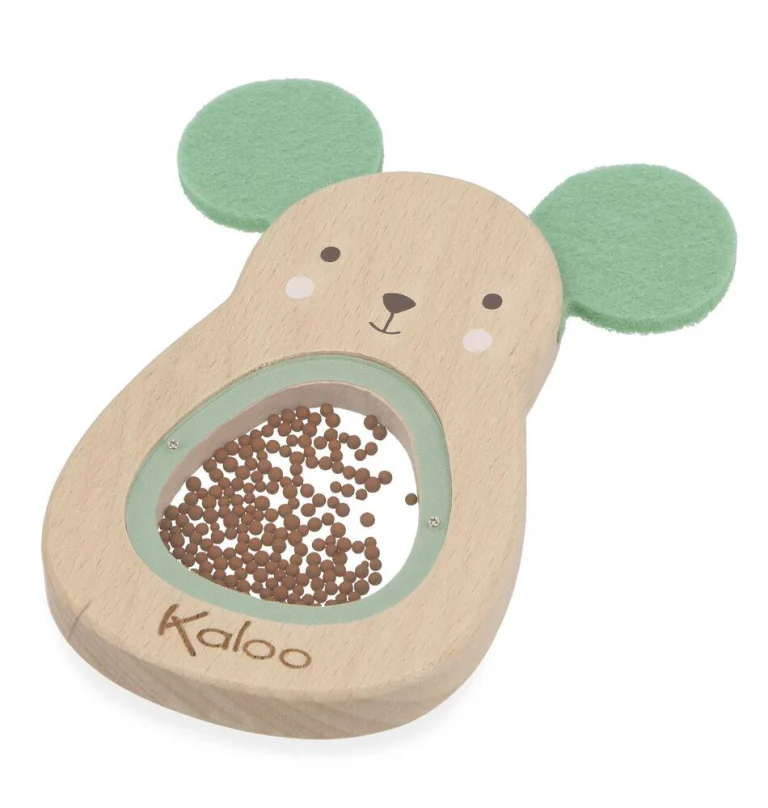 Hochet à Sons en Bois Souris Kaloo