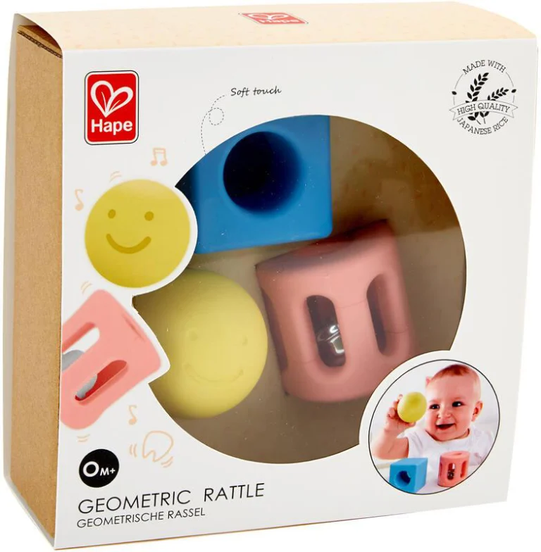 Trio de Hochets Géométriques Hape
