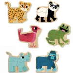 Magnetic's Mixanimo Djeco, coffret de magnets en bois