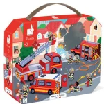 Puzzle Pompiers Janod, 24 pièces