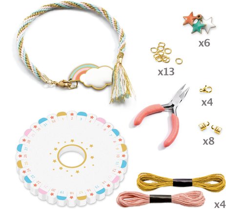 Coffret bracelet kumihimo Djeco Céleste
