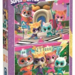 Puzzle 2 x 20 pièces Super Kitties Clementoni