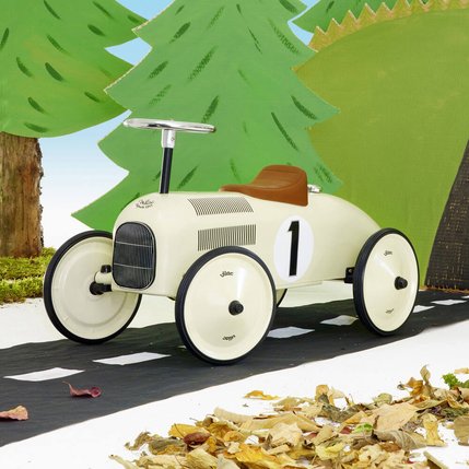 Porteur voiture vintage en métal Vilac