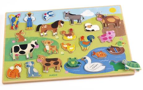 Puzzlo Campo Djeco, 22 pièces