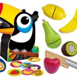 Le petit déjeuner du toucan à découper Montessori Lisciani
