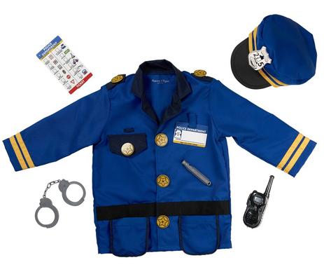 Déguisement policier Melissa & Doug avec accessoires