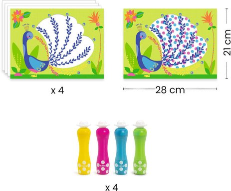 Coffret de coloriage Djeco Des Points C'est Tout