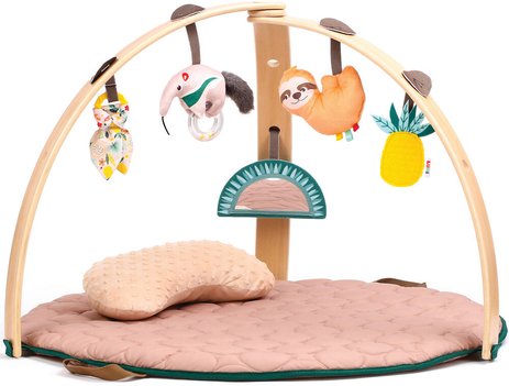 Tapis d&rsquo;éveil à arches en bois Ludi