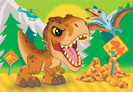Puzzle 2 x 20 pièces Jurassic World Clementoni