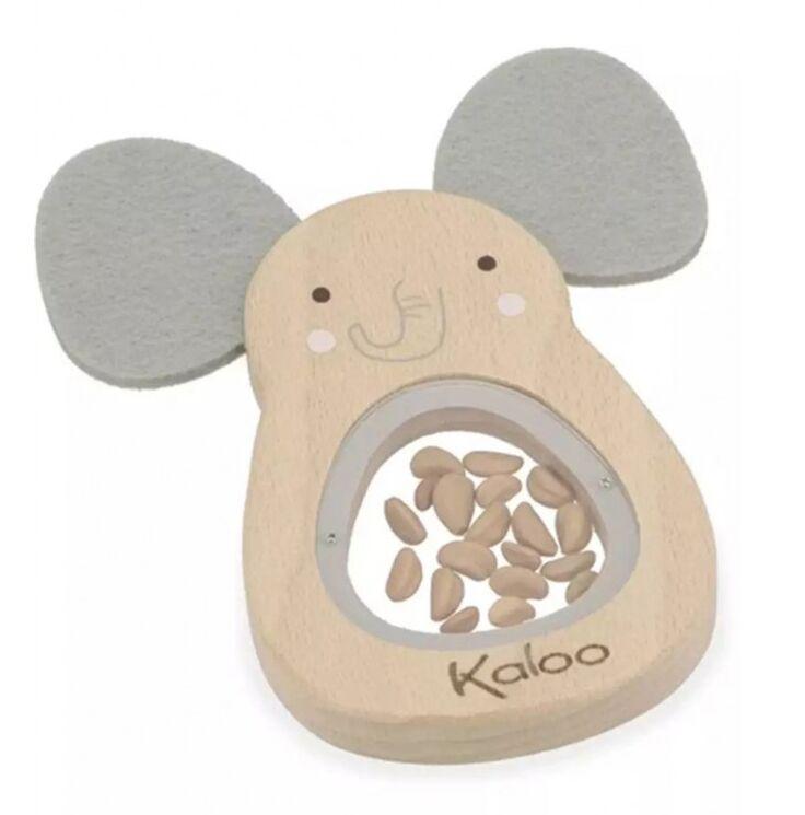 Hochet à Sons en Bois Éléphant Kaloo