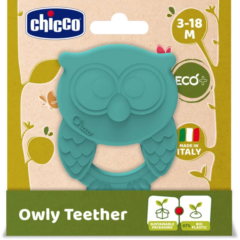 Hochet de Dentition Eco Plus Hibou Chicco