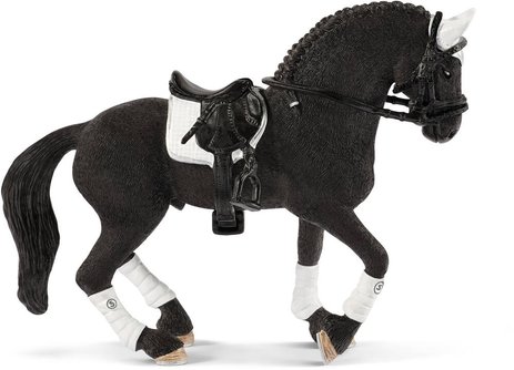 Figurine cheval étalon Frison Schleich