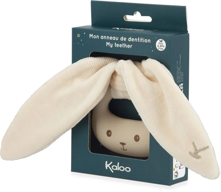 Anneau de Dentition Lapin Silicone Crème Kaloo
