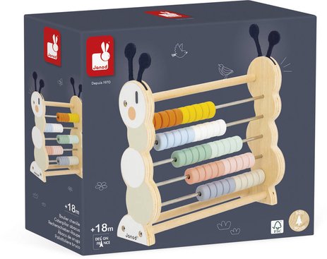 Boulier chenille en bois Janod