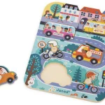 Puzzle Dans la ville Janod, 6 pièces
