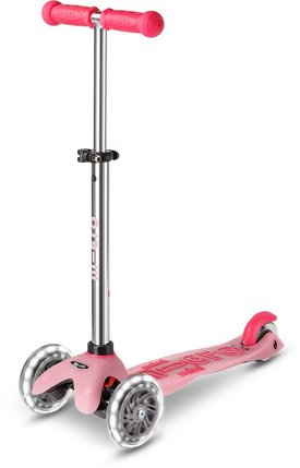 Trottinette Mini Micro Deluxe Glow LED (Rose)