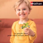 Puzzle Cadre 15 pièces Le Roi Lion Simba et Nala Nathan