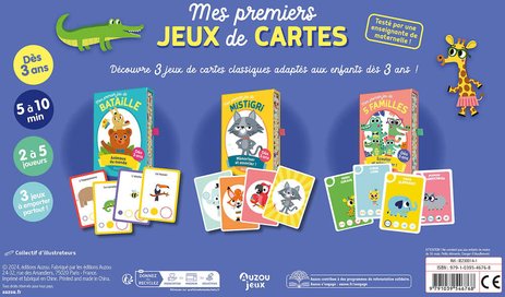 Coffret Mes premiers jeux de cartes Auzou