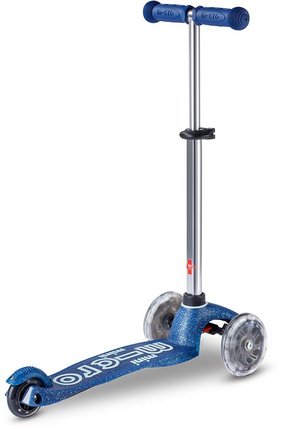 Trottinette Mini Micro Deluxe Glitter LED (Bleu)