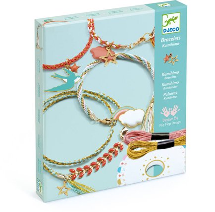 Coffret bracelet kumihimo Djeco Céleste