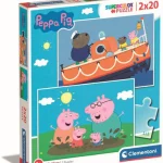 Puzzle 2 x 20 pièces Peppa Pig Clementoni