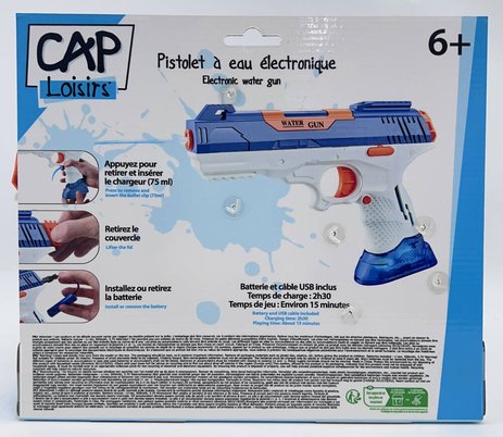 Pistolet à eau électronique Cap