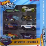 Coffret 8 petites voitures Hot Wheels Let's Race