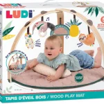 Tapis d'éveil à arches en bois Ludi