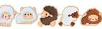 Perles moutons en bois Janod