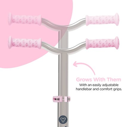 Trottinette 3 roues Yvolution Y Glider Air (Rose)