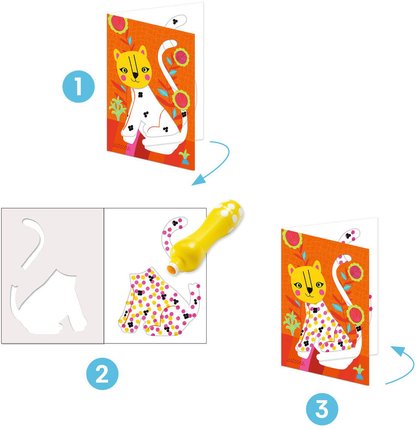 Coffret de coloriage Djeco Des Points C'est Tout
